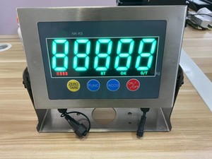 Indicador de pesagem <span class=keywords><strong>digital</strong></span> à prova d'água, grande <span class=keywords><strong>display</strong></span> led, de aço inoxidável, para balanças de chão - Product Image 4