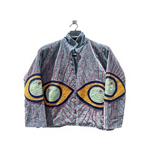Veste courte en toile brodée à la main, automne |   Manteau bohème artisanal de qualité supérieure pour femmes |   Couche d'hiver - Product Image 1