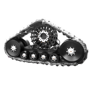 Подгонянная машина для сбора урожая треугольная гусеничная система преобразования резиновых гусеничных колес для 1660 чехла - Product Image 4