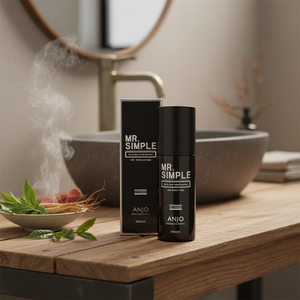 ANJO M. Crème hydratante nourrissante tout-en-un pour homme au thé vert et au ginseng rouge - Product Image 3