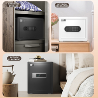 Coffre-fort numérique électronique de sécurité renforcée, mini coffre-fort pour hôtel, maison, commerce, coffre-fort secret caché pour l'argent