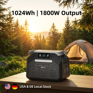 Système d'énergie solaire portable de haute qualité pour l'extérieur, station d'alimentation 1000W/800W/500W, onde sinusoïdale pure, batterie solaire LiFePO4 - Product Image 5