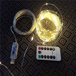 Mini <span class=keywords><strong>Luci</strong></span> a Filo <span class=keywords><strong>di</strong></span> Rame LED Sommergibili <span class=keywords><strong>con</strong></span> Batteria CR20332 per Decorazioni Natalizie, Festive e <span class=keywords><strong>di</strong></span> Compleanno per Interni - Product Image 3