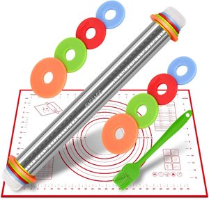 Non Stick Food Grade 0.40mm Thickness Silicone Pastry <b>Mat</b> for Kneading Dough Silicone <b>Rolling</b> <b>Mat</b> with Measurements - Product Image 1