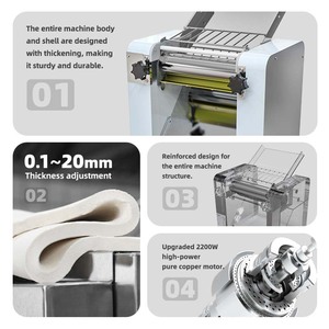 Laminadora <span class=keywords><strong>de</strong></span> <span class=keywords><strong>Masa</strong></span> para Pizza Eléctrica Totalmente Automática Industrial <span class=keywords><strong>de</strong></span> Alta Calidad - Product Image 2