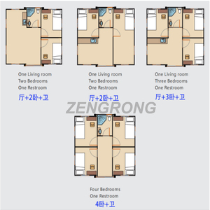 Precio al por Mayor, Cápsula Prefabricada de Acero para Campamento, Casa de Dos Pisos, Nuevo Diseño, Servicio OEM, Edificio de Oficinas, Taller, Casa de Campo - Product Image 2