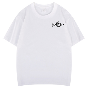 T-Shirt Personalizzata con Grafica Streetwear, Magliette Casual da <span class=keywords><strong>Uomo</strong></span> all'Ingrosso, Consegna Rapida in 72 Ore, Stampa su Magliette Bianche OEM ODM - Product Image 4