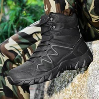Chaussures de sport montantes pour la randonnée en plein air Bottes de sécurité antidérapantes tactiques du désert résistantes à l'usure en Chine