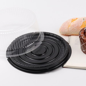 Bán Chạy Nhất 6Inch Vòng Nhựa Bánh Container Với Rõ Ràng Cao Dome Nắp - Product Image 5