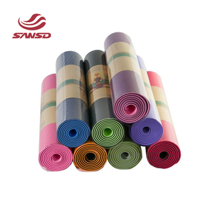 Tapete de Yoga Plegable y Resistente de TPE de 6MM, 8mm y 10mm con Logotipo Personalizado Sansd, Tapete de Yoga de Alta Calidad con Impresión Personalizada <span class=keywords><strong>para</strong></span> <span class=keywords><strong>Ejercicio</strong></span> - Product Image 1