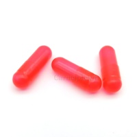 En gros Rouge transparent capsules vides pour la médecine
