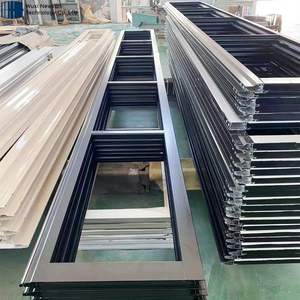 <span class=keywords><strong>Porte</strong></span> de garage moderne en verre trempé sans cadre avec miroir noir automatique et moteur - Product Image 6