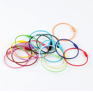 Creative Colorful Metal <b>Wire</b> Key Rings Lightweight Car Keychain Key Accessories DIY <b>Craft</b> Supplies - Product Image 1