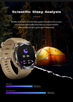 Reloj Inteligente HT17 Deportivo con Pantalla IPS HD de 1.46 Pulgadas, Resistente al Agua IP67 para Exteriores, Rastreador de Actividad Física Android para Llamadas, Batería de 450 mAh, Magnético