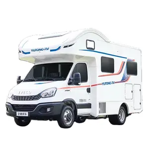 2024 YUTONG C530 RV Automatic 3.0T used and new with in-car awning, sunroof, air-conditioner, microwave, refrigerator, toilet