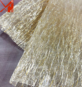 Tela Metálica Artística con Patrón de Ondas - Panel Decorativo Ignífugo para Interiores de Casas de Lujo y Fondos Arquitectónicos - Product Image 1