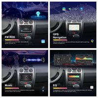 Podofo 7 ''Doble Din Android Inalámbrico Carplay/Android Auto GPS/WiFi/FM/RDS para Renault Megane2 2002-2009 Radio de coche OEM/ODM