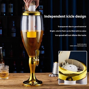 ถังเรืองแสงสำหรับเก็บไวน์ที่ทำจากสเตนเลสสตีลหัวใหญ่สองหัว3<span class=keywords><strong>ลิตร</strong></span>สำหรับถังเบียร์โค้ก - Product Image 3