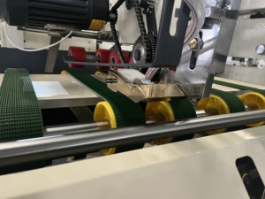 Electric Semi-Automatic <b>Folder</b> Gluer Corrugated Paperboard Cardboard Box Press Pasting Box Machine Carton Box folding Gluing - Product Image 3