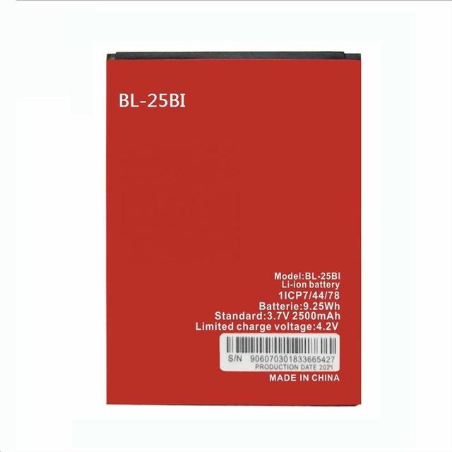 Low Price Original Brand Phone Battery BL-25BI for Itel All Models Grade a Battery Cell Replacement for Itel 25BI From Factory