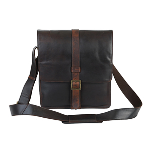 Indian Manufactured Professional Leather Crossbody Bag with Multiple Organizer Compartments for Work Travel and Daily At Sale - Product Image 2