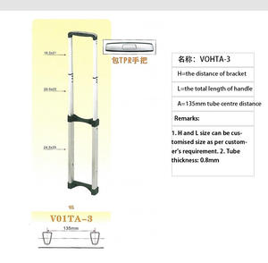 ตู้อลูมิเนียม รถเข็นกระเป๋าเป้สะพายหลัง รถเข็นกระเป๋าอลูมิเนียม รถเข็น หูหิ้วกระเป๋าไม้ หูหิ้วกระเป๋าเดินทาง - Product Image 5
