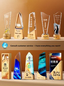 Trofeo <span class=keywords><strong>de</strong></span> <span class=keywords><strong>Cristal</strong></span> Personalizado, Nuevo Modelo 2026, para Empleados Destacados, Elegante y <span class=keywords><strong>de</strong></span> Alta Gama, Medalla <span class=keywords><strong>de</strong></span> Honor del Año del Caballo, Medalla para Campeones Infantiles - Product Image 2