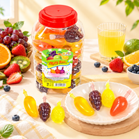 700g Gemengde Smaken Fruitvormige Gelei - Ingeblikt, Verzegeld, Casual Snacks, Groothandel
