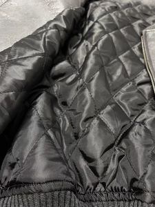 OEM بيع بالجملة عالية الشارع الأمريكية الرجعية فتاة التوابل القطن الطيار الجلود جاكي سميكة المتعثرة الجلود سترة البيسبول - Product Image 4