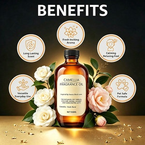 Huile parfumée Camélia de qualité industrielle, longue durée, pour <span class=keywords><strong>lessive</strong></span> et fabrication de bougies, compatible OEM & ODM - Product Image 3