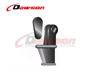 EN 13411-6 High Tensile Steel Hot Dipped Galvanized Open Wedge Socket DG-6413 Wire Rope Sockets