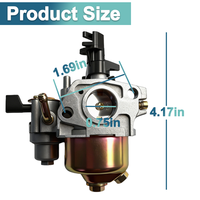 Carburateur en alliage d'aluminium pour générateur à essence GX140/GX168/GX160/GX200 5-6,5 CV, petit moteur