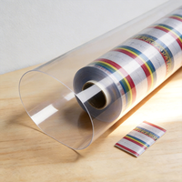 Nappe transparente en PVC mat, antidérapante, souple comme du verre, imperméable, résistante à l'huile, protection de bureau pour la maison et le bureau