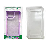 Vente en gros à bas prix conception personnalisée recyclable clair PET/PVC PP plastique transparent blister intérieur plateau étui de téléphone boîtes d'emballage