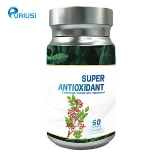 Tablet Antioksidan Ampuh Ekstrak Zanthoxylum Resveratrol NAC Suplemen Antioksidan Super untuk Wanita & Pria - Product Image 1