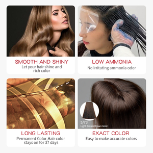 WAYWARD Crema Colorante <span class=keywords><strong>Permanente</strong></span> per Capelli a Basso Contenuto di Ammoniaca con Proteine del Grano e Cheratina Riparatrice, Micro Pigmenti Intensi, Tinta per Capelli a Lunga Durata - Product Image 4