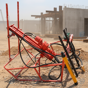 15-25m 깊이 50mm-90mm 직경 최소형 공압식 휴대용 <span class=keywords><strong>DTH</strong></span> 천공기 가격 발파공 광산 드릴링 머신 - Product Image 1