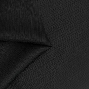 Sọc nida Zoom abaya áo choàng trang phục chính Thức Màu đen 100% <span class=keywords><strong>Polyester</strong></span> vải cho Arab hồi giáo vải - Product Image 6