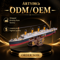 Kit de Modélisme 3D en Métal Bateau Titanic – Puzzle à Assembler Soi-même, Découpe Laser, Jouet Éducatif STEM, Cadeau pour Adultes, Article de Collection