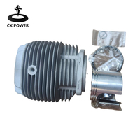 Cylindre de drone haute précision CX, corps en aluminium, piston pneumatique, poterie émaillée 66 mm pour pièce de moteur de drone agricole