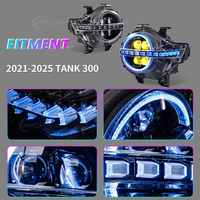 AURON 12V 60W 6000K 6000 Lumens Phare avant à LED DRL Neuf Compatible avec Tank 300 2019-2025 (Rétrofit/Amélioration)