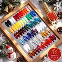 Pour OEM, Vernis Gel de Noël 12ml, 36 Couleurs, Soak-off UV LED, DIY, Non Toxique, Végan, Écologique, Fournisseur d'usine pour le secteur des ongles, Personnalisable