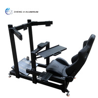 Simulateurs de cockpit personnalisés en usine 4080, 8040, 40120 et 40160 avec des cadres en profilés d'aluminium extrudés pour plateformes de simulation de course