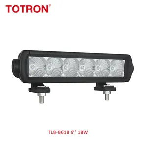 מכביש אור 9 ''CE ROHS 12V רכב מבול led עבודה אור 18W led בר אור עבור טרקטורונים