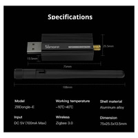 SONOFF ZBDongle-E Zigbee 3.0 Dongle USB Plus 2MQTT Gateway Dongle Neuf et Original Service BOM Professionnel Tout-en-un