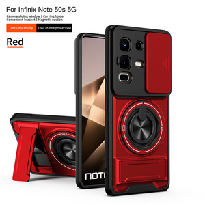 Funda Protectora para Teléfono con Soporte para Auto y Lente Deslizante de <span class=keywords><strong>Alta</strong></span> <span class=keywords><strong>Gama</strong></span> Lichicase para Infinix GT 30 Pro Note 40 Pro, Personalizada - Product Image 4