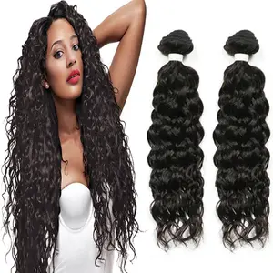 Goedkope Virgin Brazilian Human Hair Extension Hot Verkopen Water Wave Brazilian Goede Mooie Human Hair Extension Water Wave