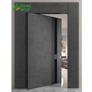 Puerta <span class=keywords><strong>de</strong></span> <span class=keywords><strong>Madera</strong></span> <span class=keywords><strong>de</strong></span> Gran Tamaño para el Hogar, Diseño Moderno <span class=keywords><strong>de</strong></span> Núcleo Sólido, Puerta Principal Exterior <span class=keywords><strong>de</strong></span> <span class=keywords><strong>Madera</strong></span> Pivotante, 2023 - Product Image 2