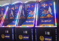 Machine de jeu d'arcade de basket-ball à pièces Machine de tir de basket-ball de rue électronique