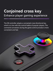 Turbo ile D8 teleskopik cep telefonu Gamepad/6-axis Gyro/titreşim Gamepad PS3 PS4 için <span class=keywords><strong>Bluetooth</strong></span>-Compatible5.2 RGB ışık anahtarı - Product Image 6